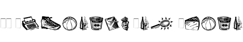 DF Organics One Plain font preview