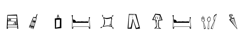 DF Radicals font preview