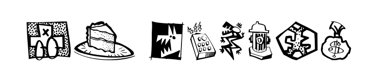 DF Urbans font preview