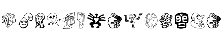 DfModernsPlain font preview