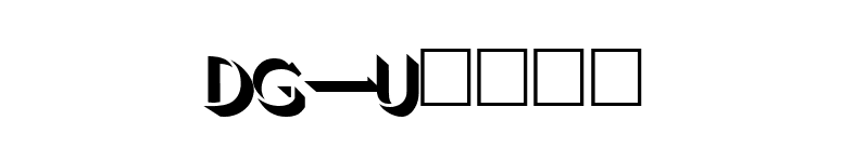 DG_Unbra font preview