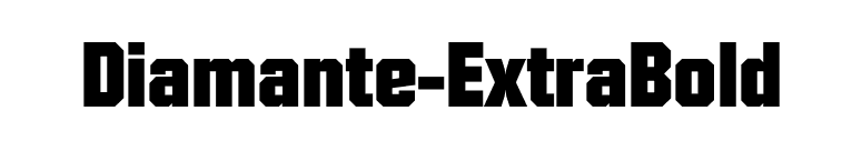 Diamante-ExtraBold font preview