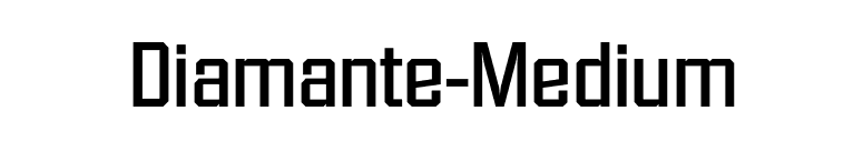 Diamante-Medium font preview