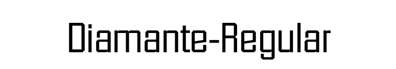 Diamante-Regular font preview