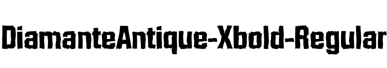 DiamanteAntique-Xbold-Regular font preview