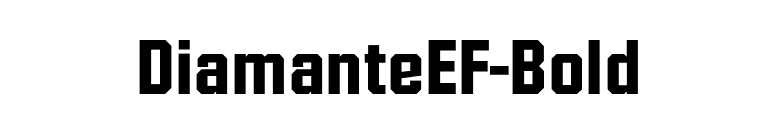 DiamanteEF-Bold font preview