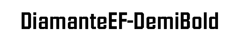 DiamanteEF-DemiBold font preview