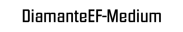 DiamanteEF-Medium font preview