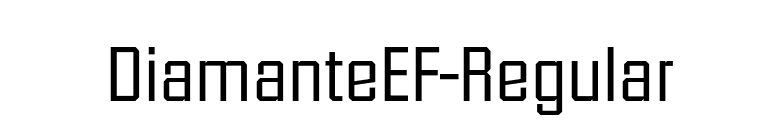 DiamanteEF-Regular font preview