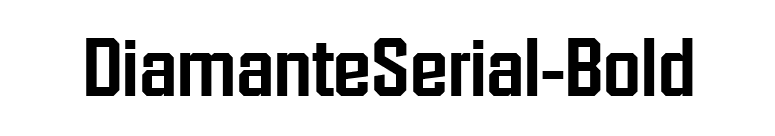DiamanteSerial-Bold font preview