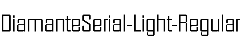 DiamanteSerial-Light-Regular font preview
