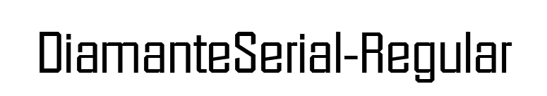 DiamanteSerial-Regular font preview