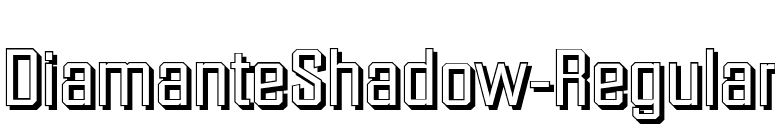 DiamanteShadow-Regular font preview