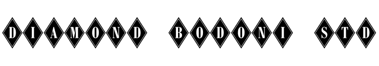 Diamond Bodoni Std font preview