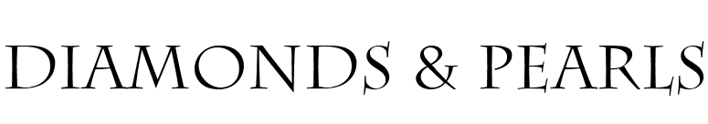 Diamonds & Pearls font preview
