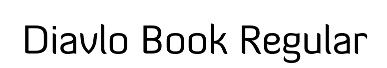 Diavlo Book Regular font preview
