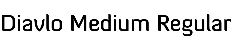 Diavlo Medium Regular font preview