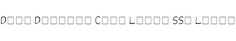 Dibs Display Caps Light SSi Light font preview