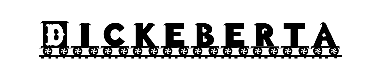 Dickeberta font preview