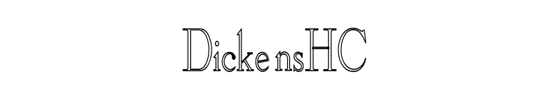 DickensHC font preview