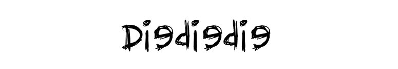 Diediedie font preview