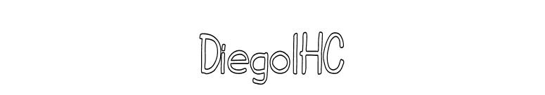 Diego1HC font preview