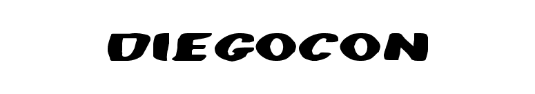 DiegoCon font preview