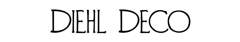 Diehl Deco font preview