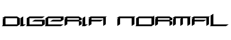 Digeria Normal font preview