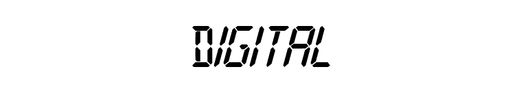 Digital font preview