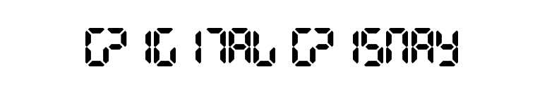 Digital Dismay font preview