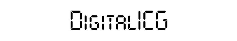 DigitalICG font preview