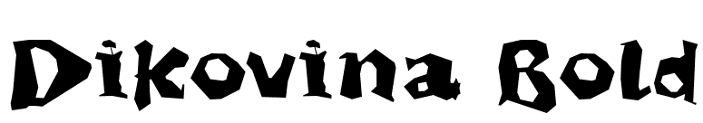 Dikovina Bold font preview