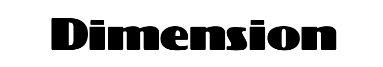 Dimension font preview