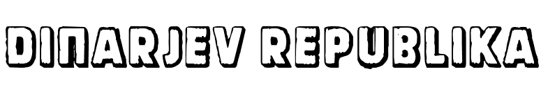 Dinarjev Republika font preview