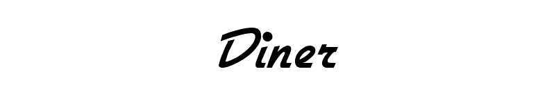Diner font preview