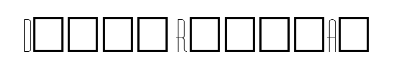 Diner Regular font preview