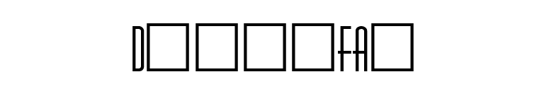 DinerFat font preview