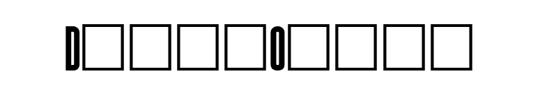 DinerObese font preview