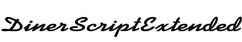 DinerScriptExtended font preview