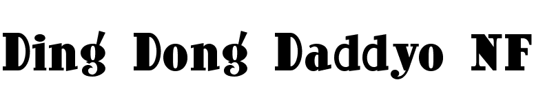 Ding Dong Daddyo NF font preview