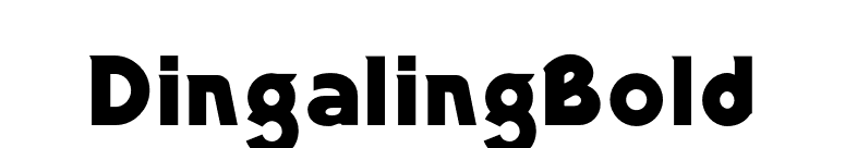 DingalingBold font preview