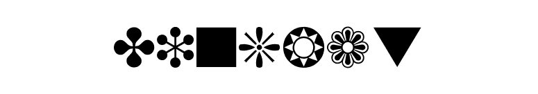 Dingbat font preview