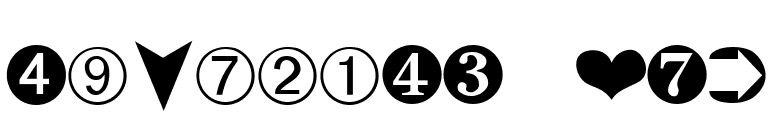 Dingbats Two font preview