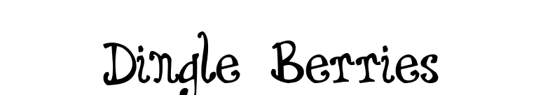 Dingle Berries font preview