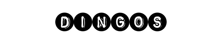Dingos font preview