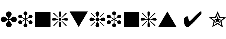 Dingthings 4 N font preview