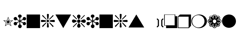 Dingthings Normal font preview