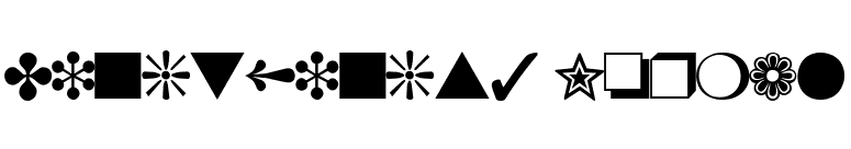 Dingthings3 Normal font preview