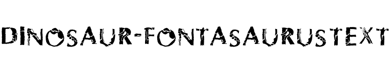 Dinosaur-FontasaurusText font preview